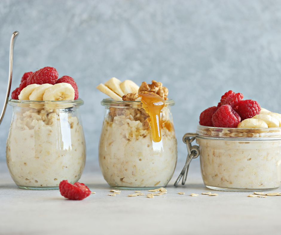 Overnight Oats with Fresh Berries